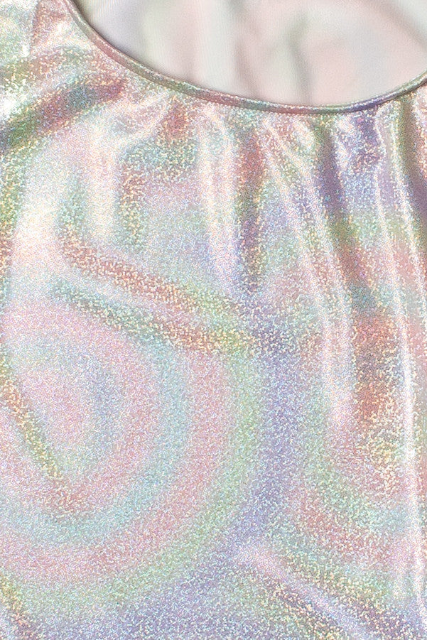 Pastel Holographic Swirl Bodysuit