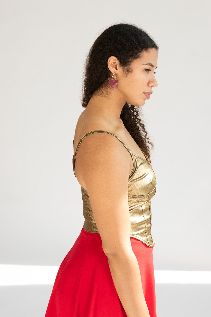 Metallic Corset