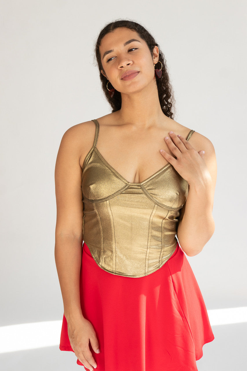 Metallic Corset