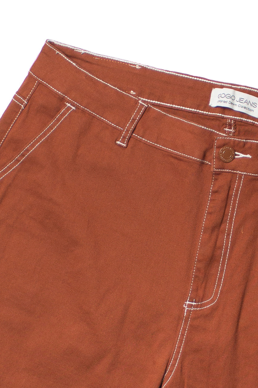 Extended Sizes Brown Carpenter Shorts