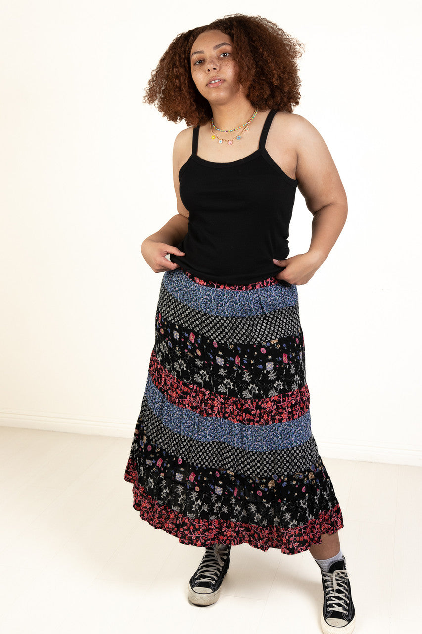 Extended Sizes Black Ribbed Tank