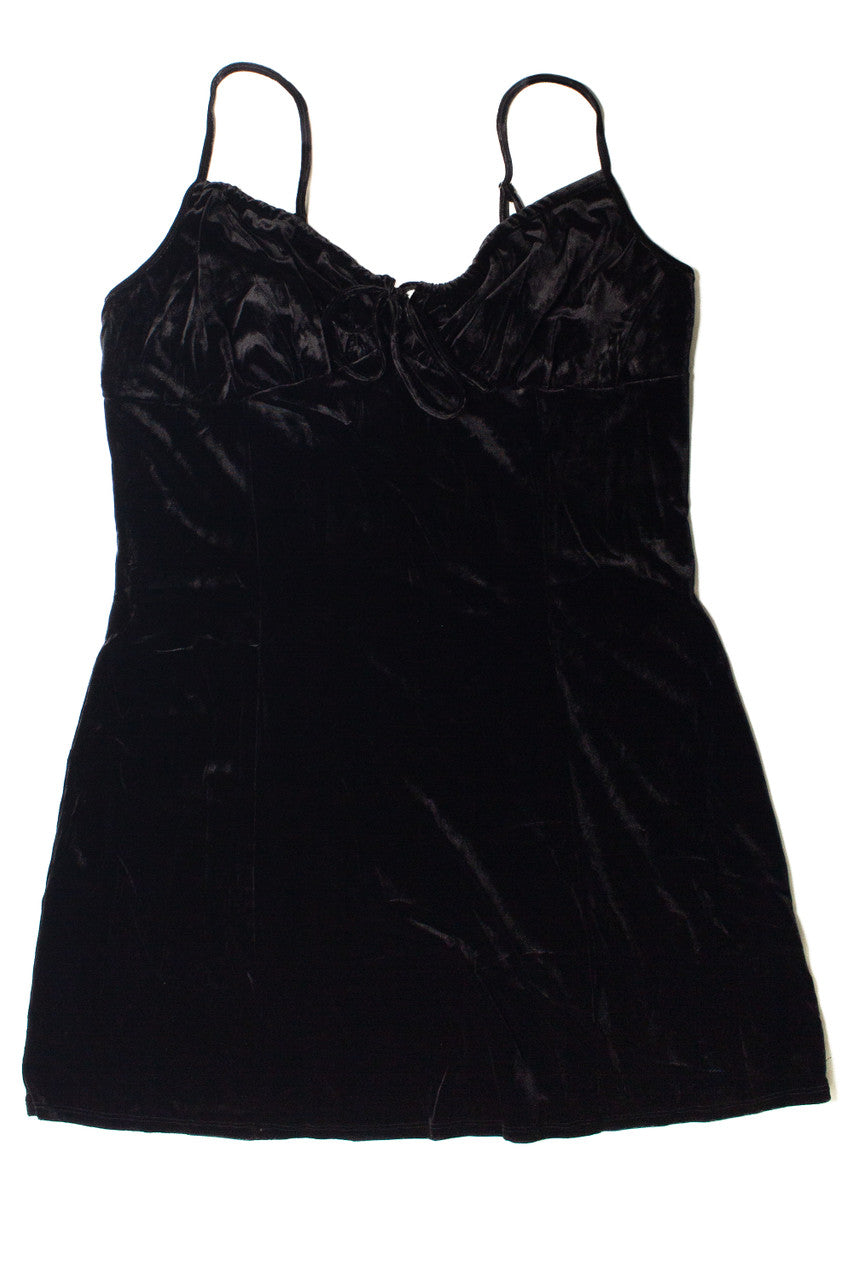 Extended Sizes Milkmaid Velvet Dress