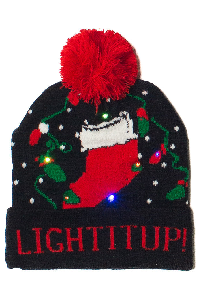 Light Up Christmas Beanie