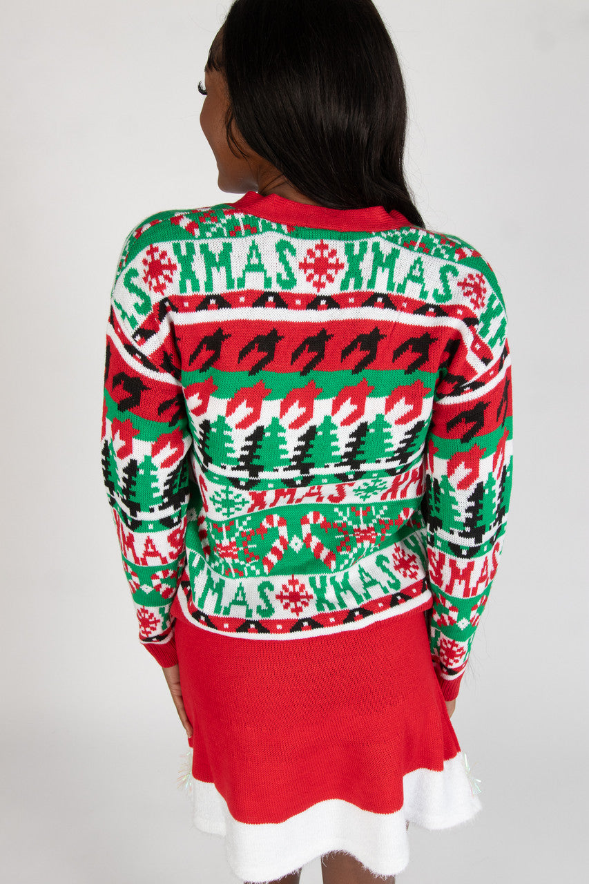 Fair Isle Christmas Cardigan