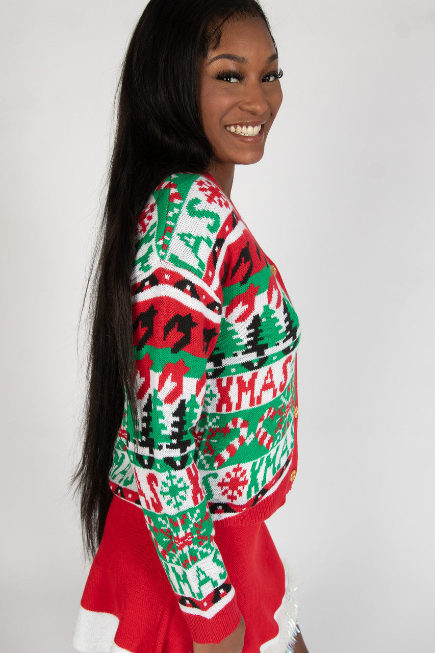 Fair Isle Christmas Cardigan