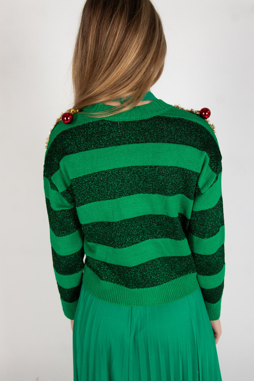 Trim The Tree Christmas Cardigan
