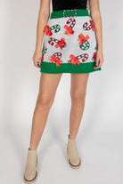 Christmas Candy Cane Sweater Skirt