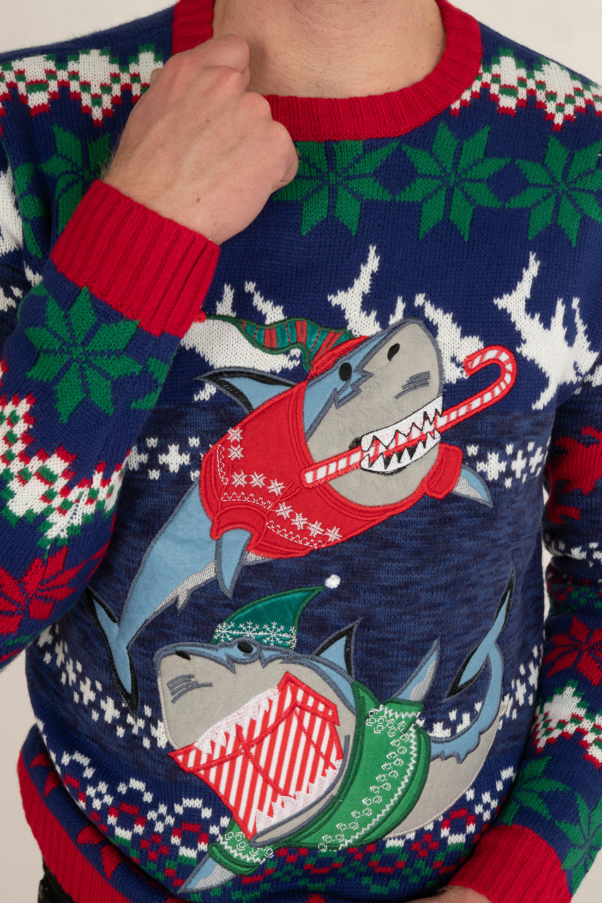 Sweater Sharks Christmas Sweater