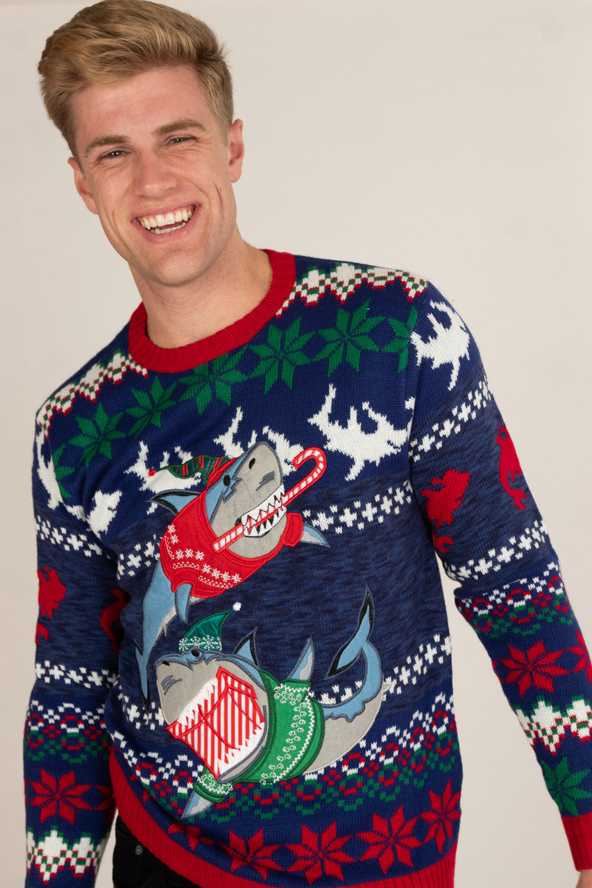 Sweater Sharks Christmas Sweater