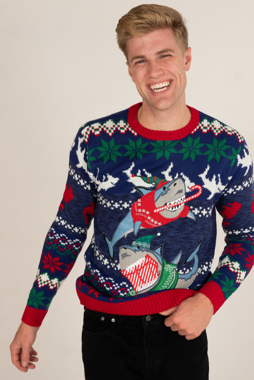 Sweater Sharks Christmas Sweater