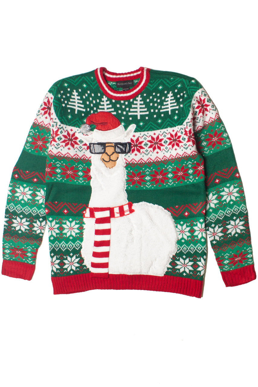 Cool Llama Christmas Sweater