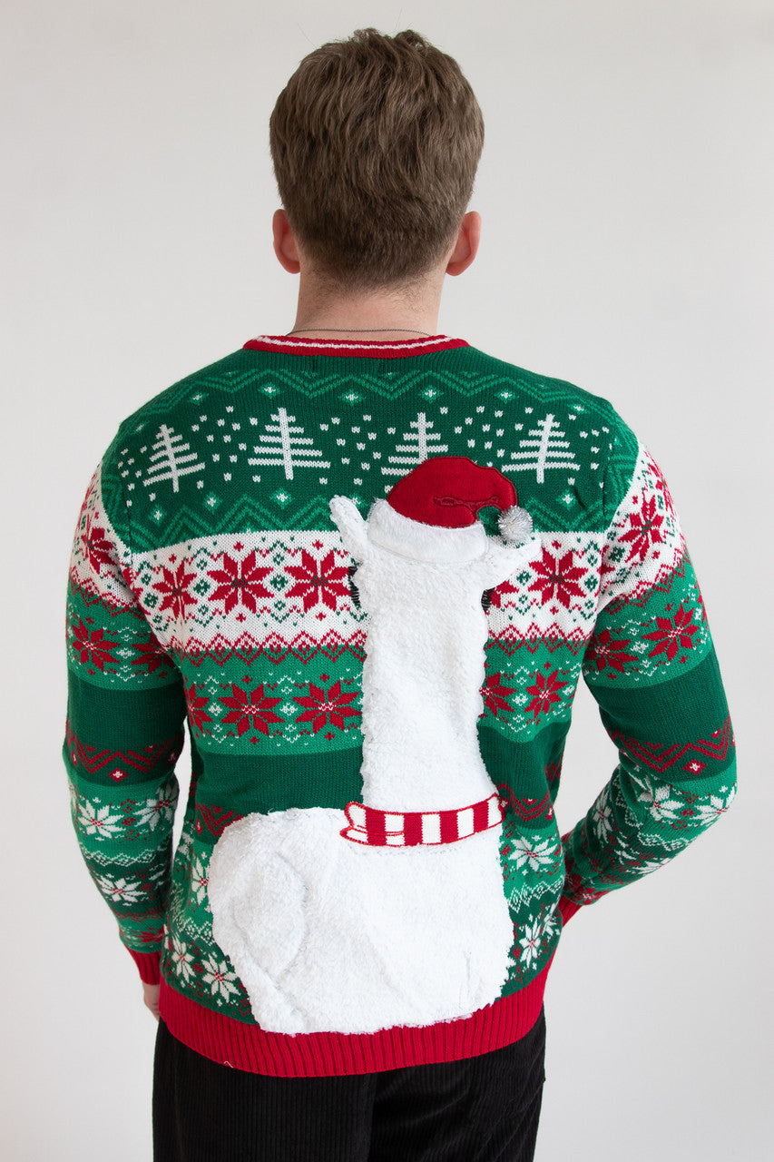 Cool Llama Christmas Sweater