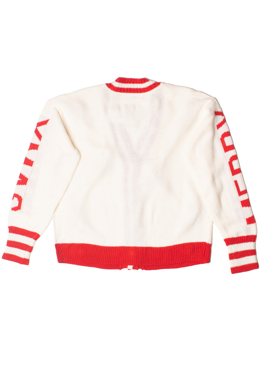 Merry Xmas Candy Cane Cardigan