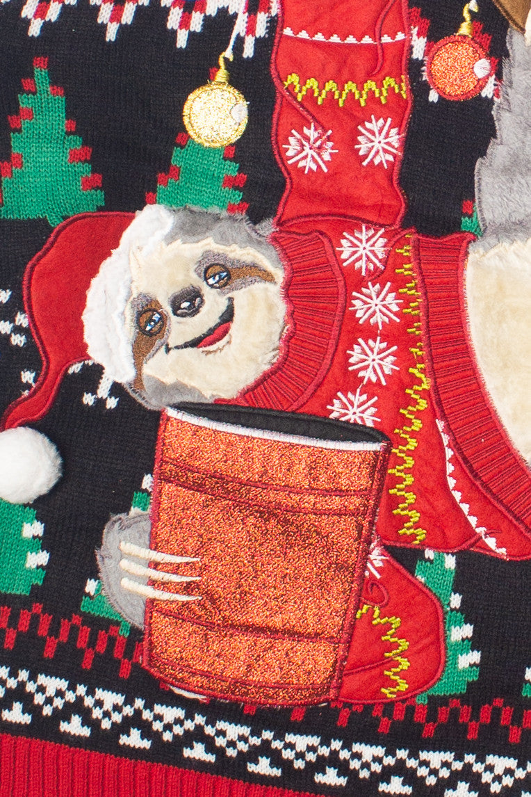 Jolly Sloth Christmas Sweater