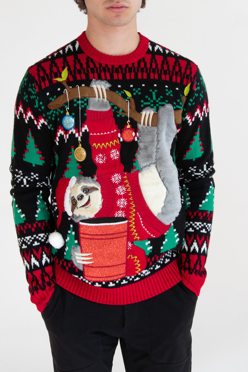 Jolly Sloth Christmas Sweater
