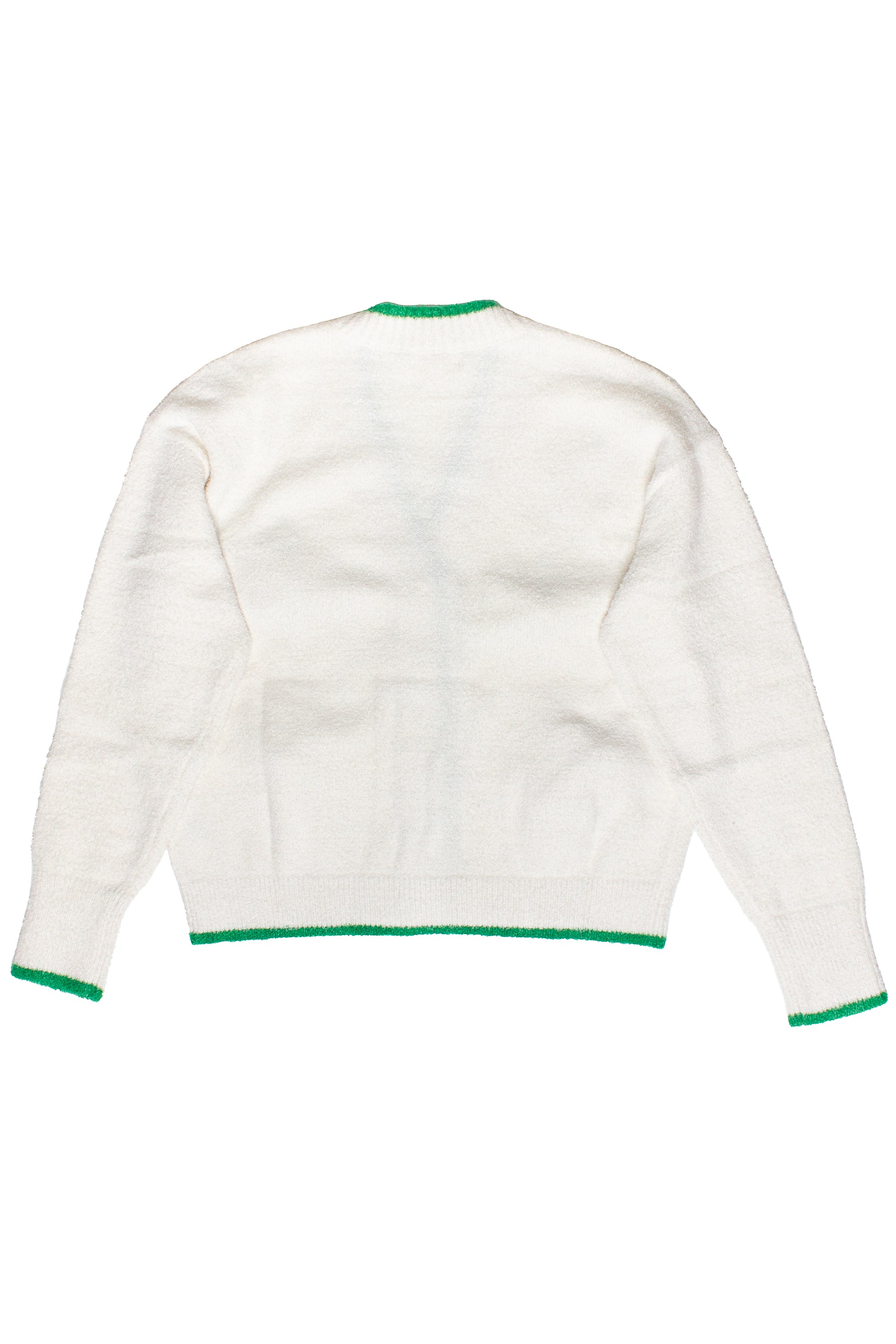 Christmas Ornament Cardigan - White