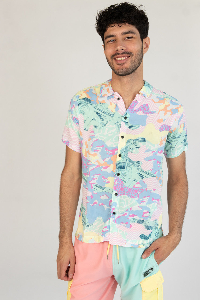 Psych 80's Button Up Shirt