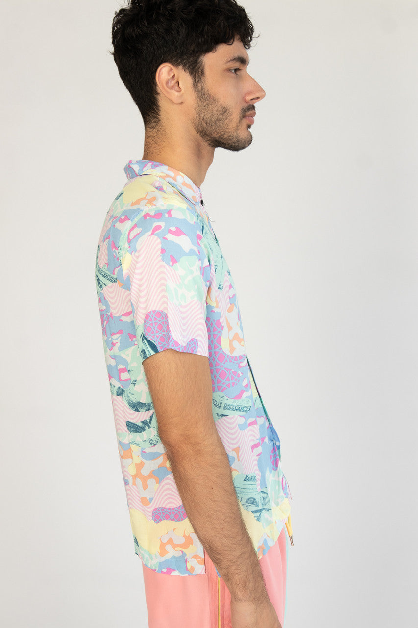 Psych 80's Button Up Shirt