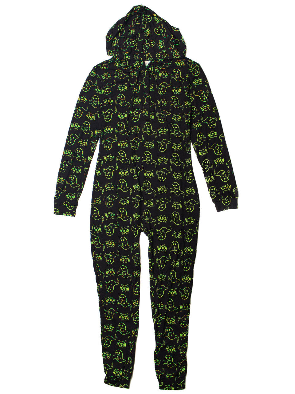 Neon Ghost Hooded Onesie