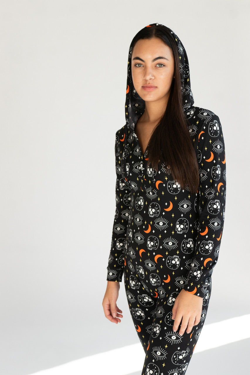 Celestial Skull Hooded Onesie