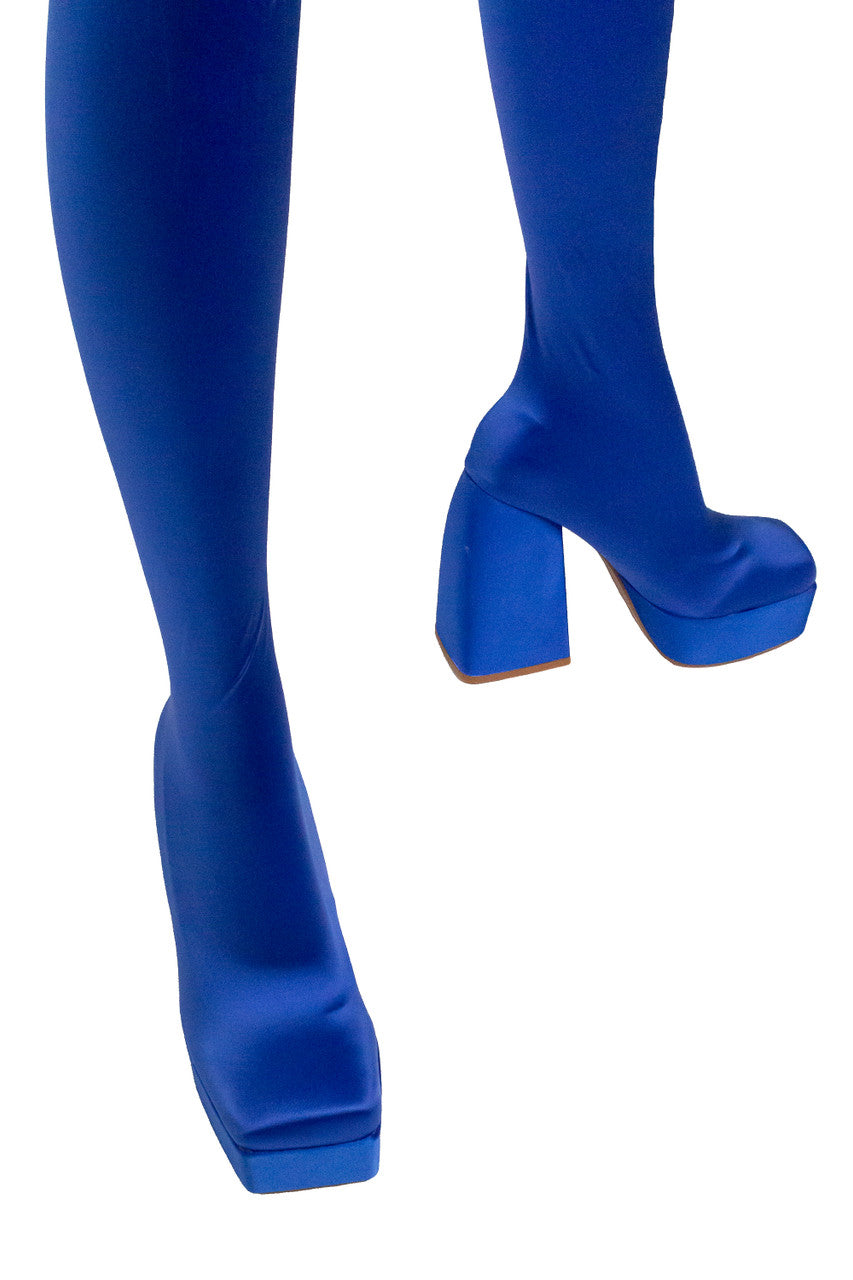 Bodycon Platform Boot Leggings