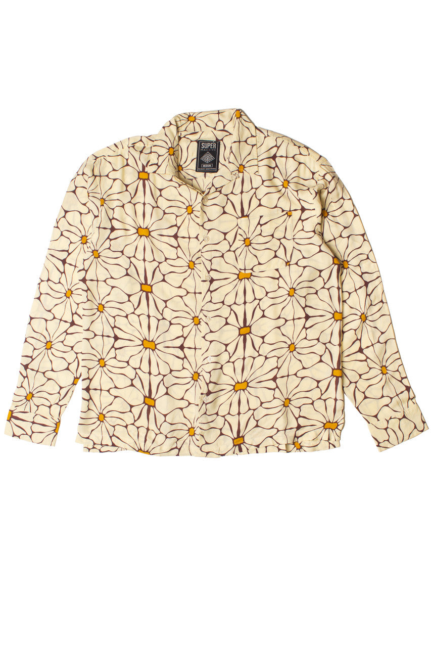 Nifty Daisies Long Sleeve Button Up Shirt