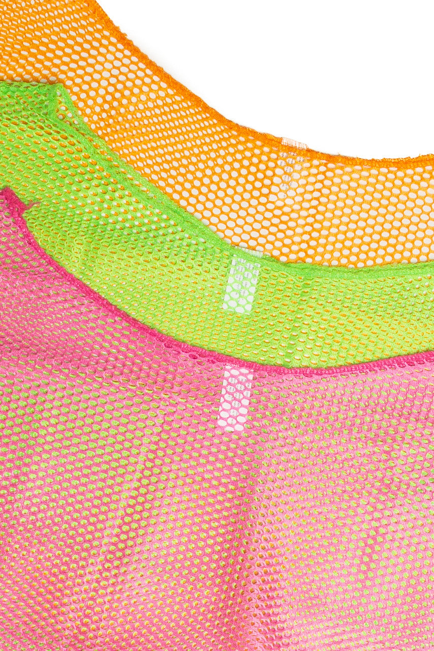 Neon Fishnet Top