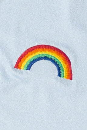 Embroidered Rainbow Baby Tee