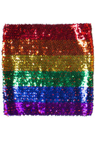 Rainbow Sequin Tube Top