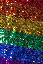 Rainbow Sequin Tube Top