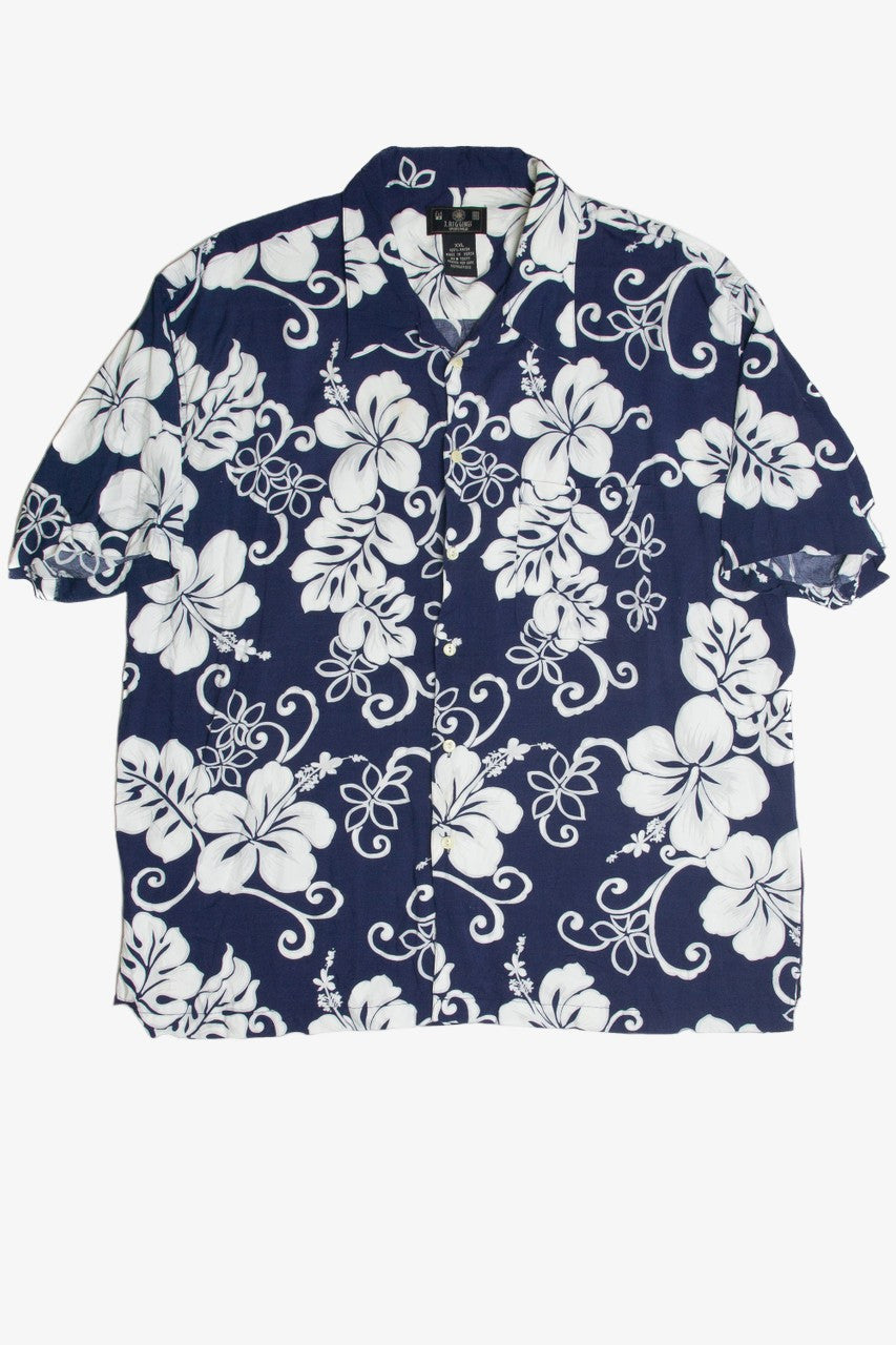 Vintage White Flower Hawaiian 2364