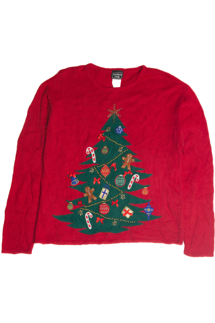 Vintage Red Ugly Christmas Sweater 59561