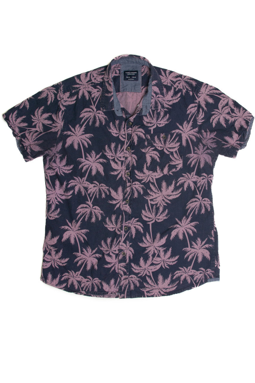 Vintage Purple Tree Hawaiian Shirt