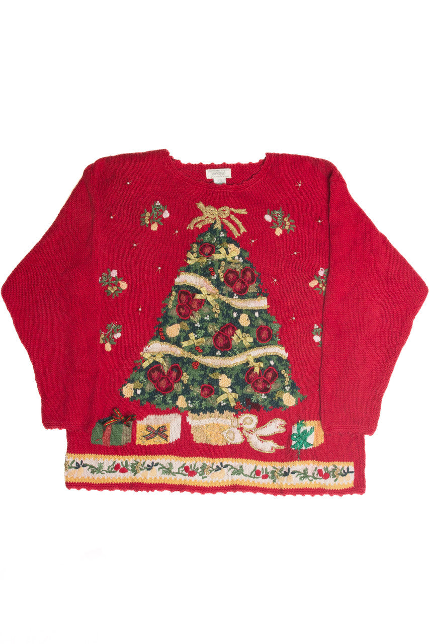 Vintage Red Ugly Christmas Sweater 59553