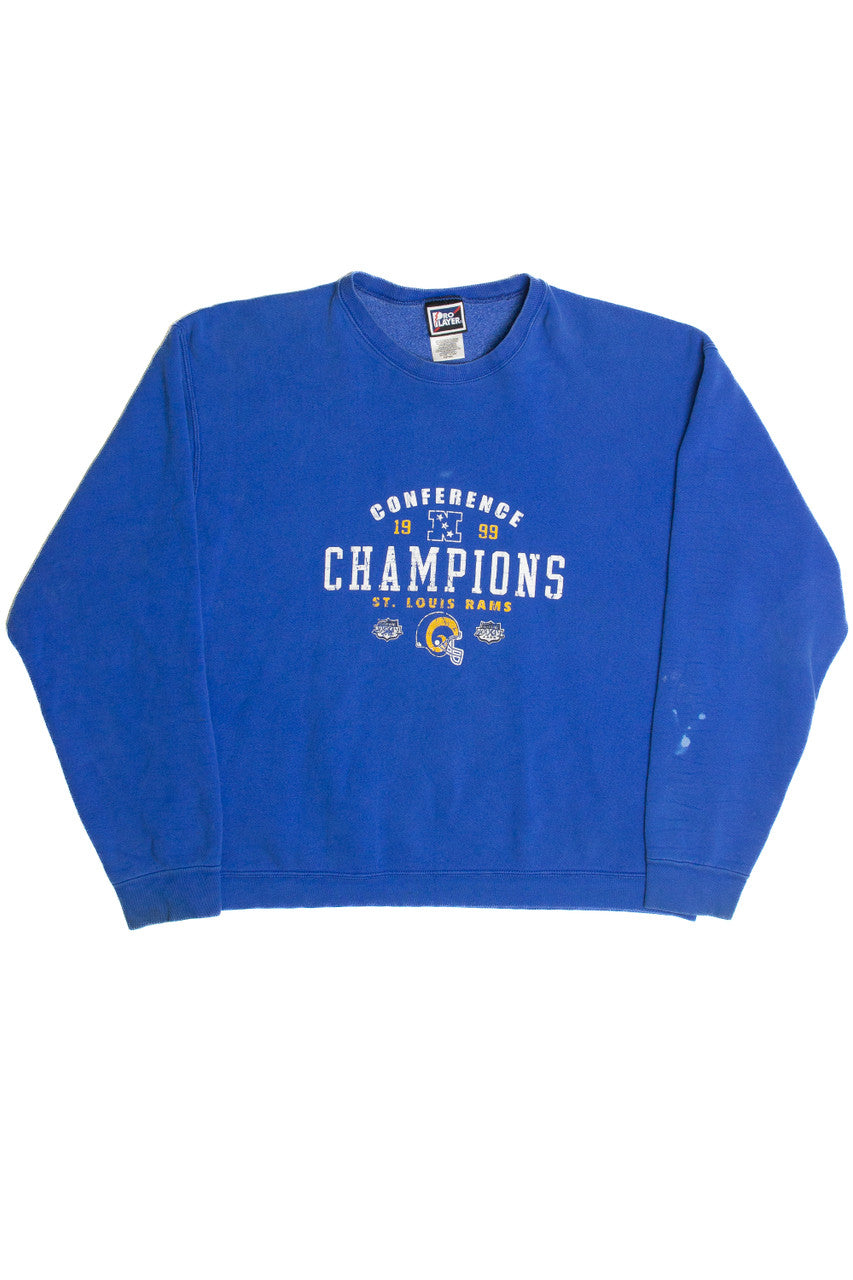 Vintage 1999 St. Louis Rams Conference Champions Sweatshirt