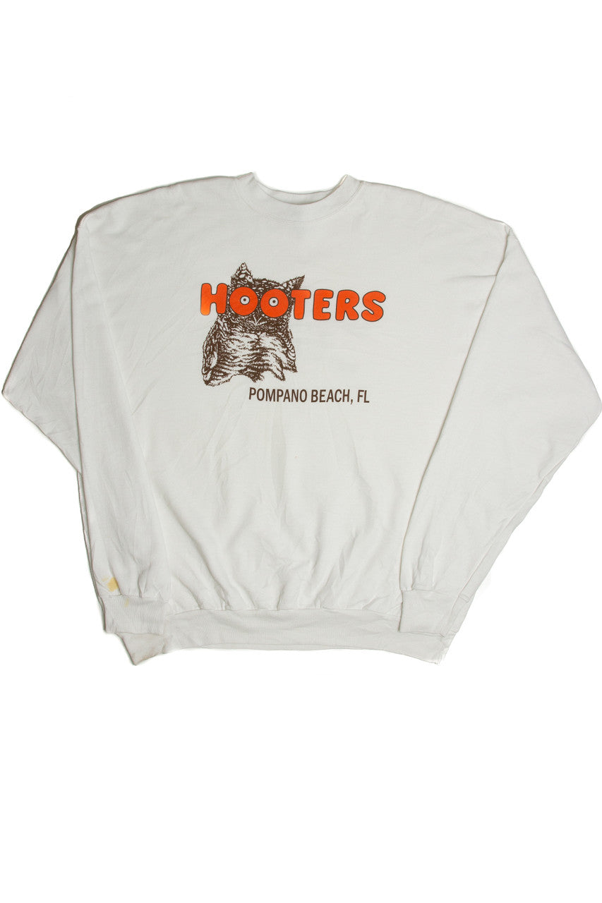 Vintage Hooters Pompano Beach Sweatshirt