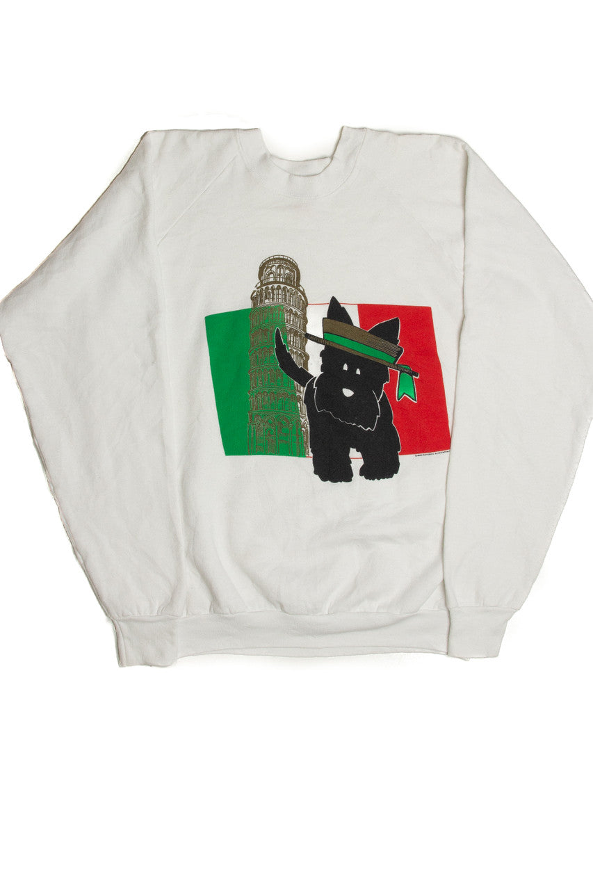 Vintage Italy Dog Sweatshirt