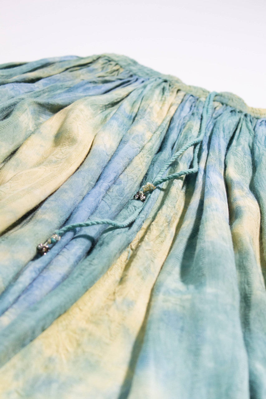Vintage Tie-Dyed Hippie Maxi Skirt