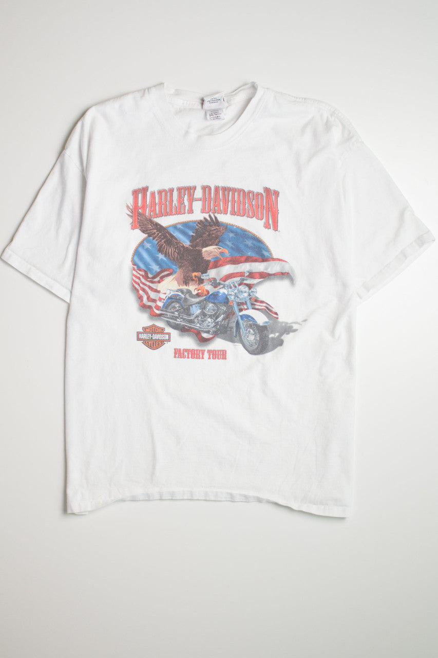 Vintage Factory Tour Harley Davidson T-Shirt