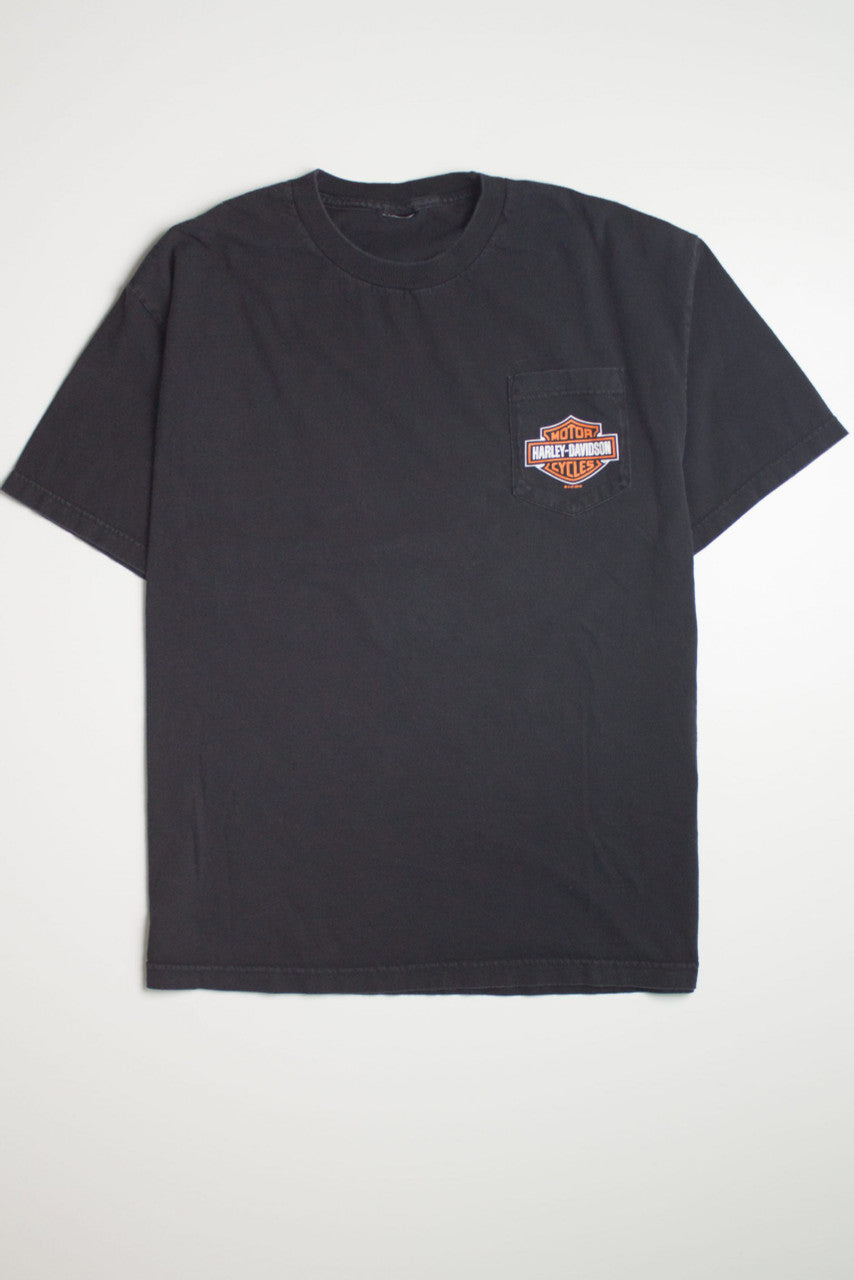 Vintage State College Pocket Harley Davidson T-Shirt
