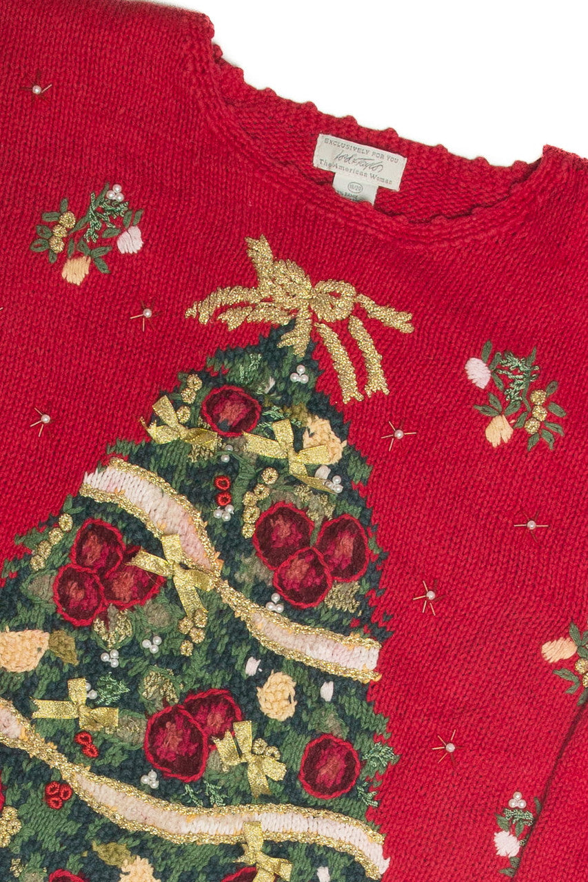 Vintage Red Ugly Christmas Sweater 59553