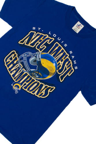 Vintage St. Louis Rams NFC West Champions Logo Athletic T-Shirt (8963)