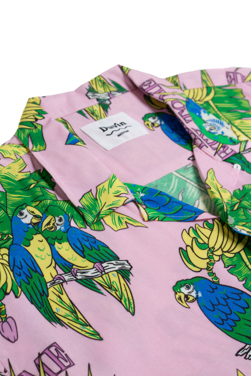 Talk Dirty Parrot Button Up Shirt