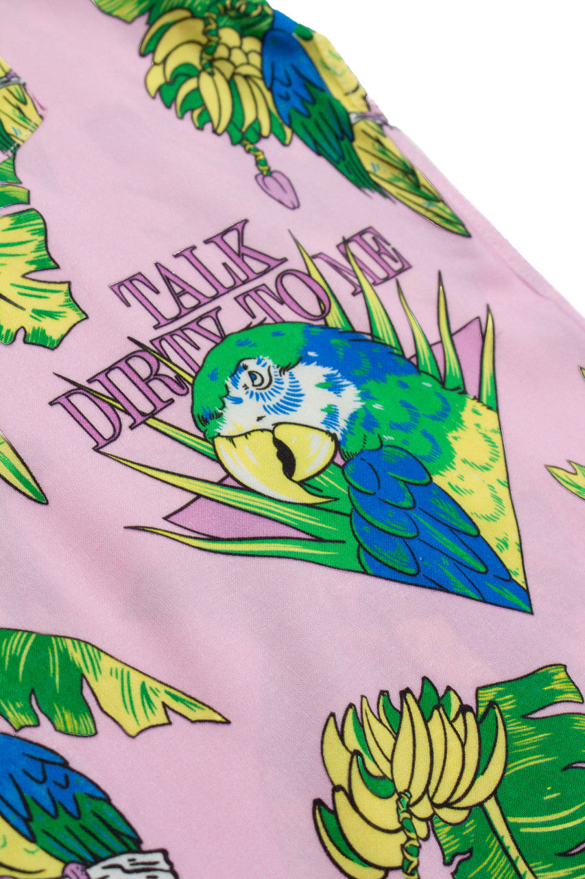 Talk Dirty Parrot Button Up Shirt