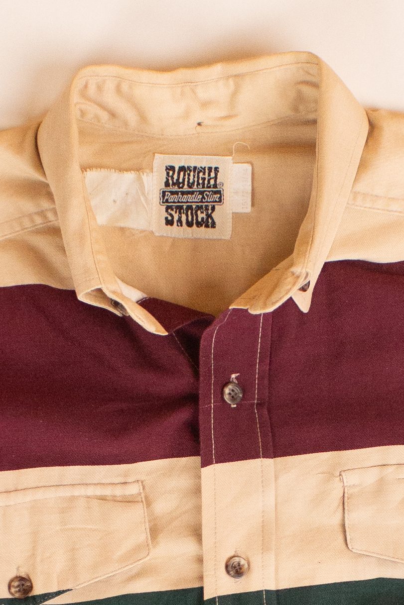 Vintage Panhandle Slim Rough Stock Button Up Shirt (1990s)