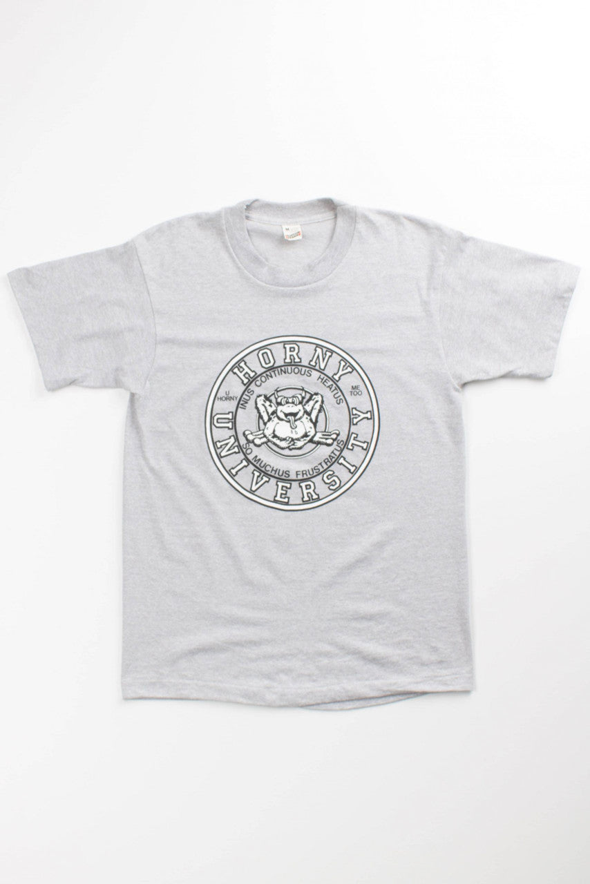 1980s DEADSTOCK University Novelty T-Shirt