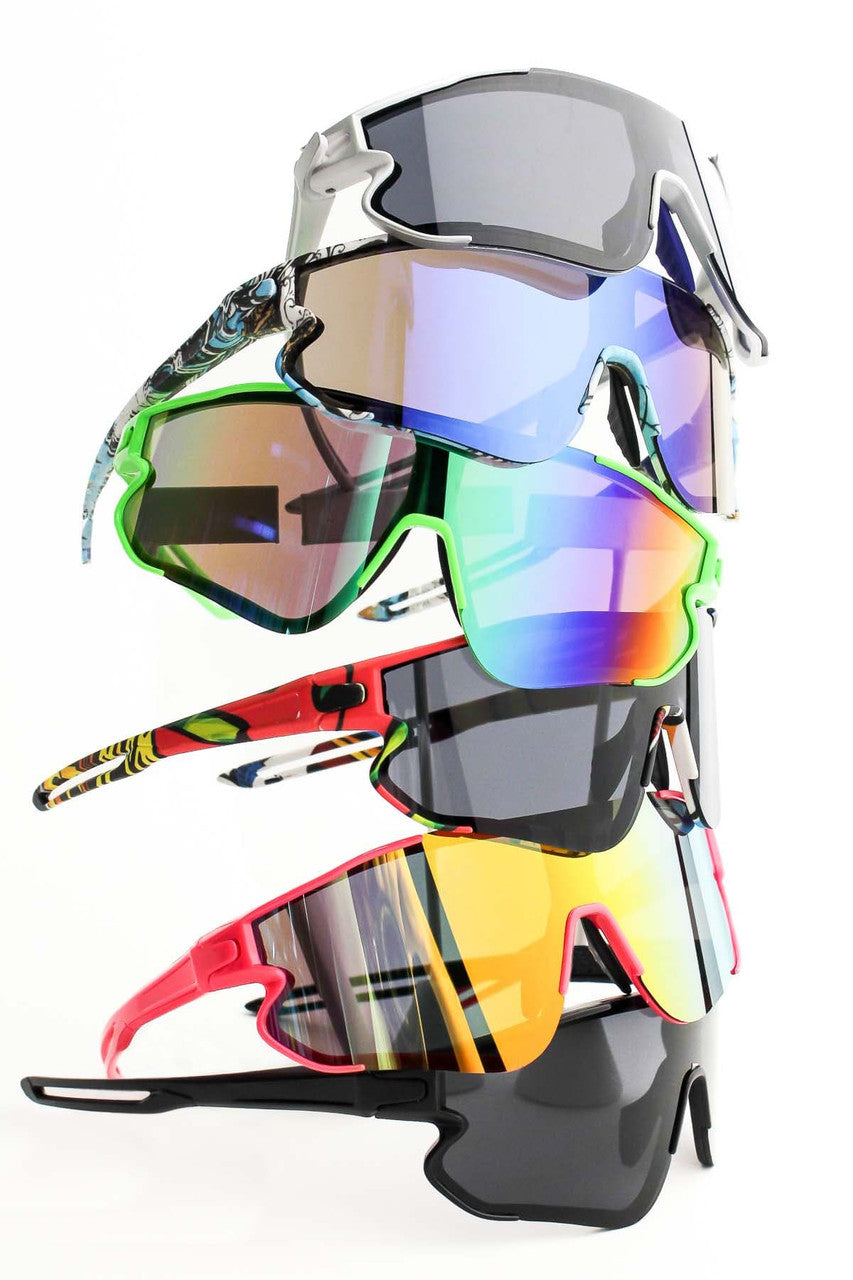 80s Shield Sunglasses