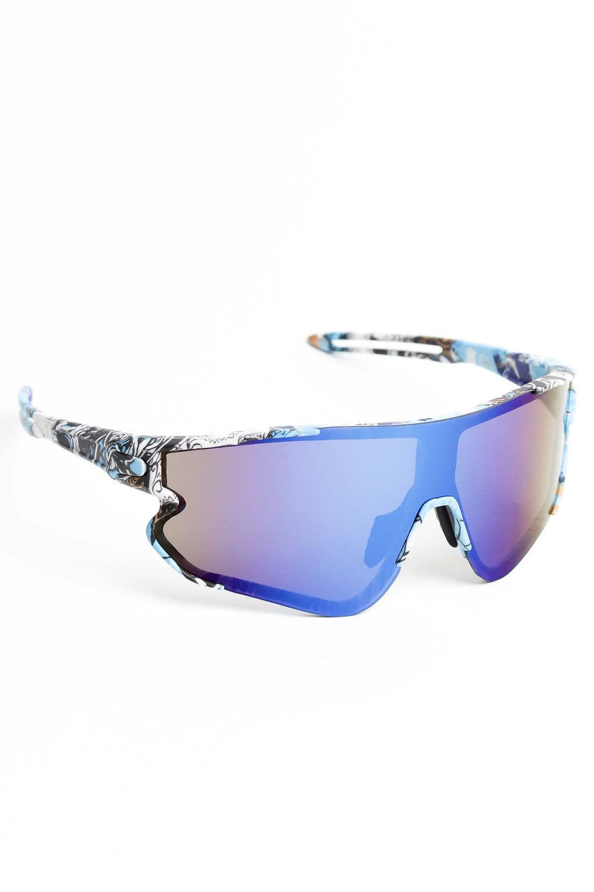 80s Shield Sunglasses