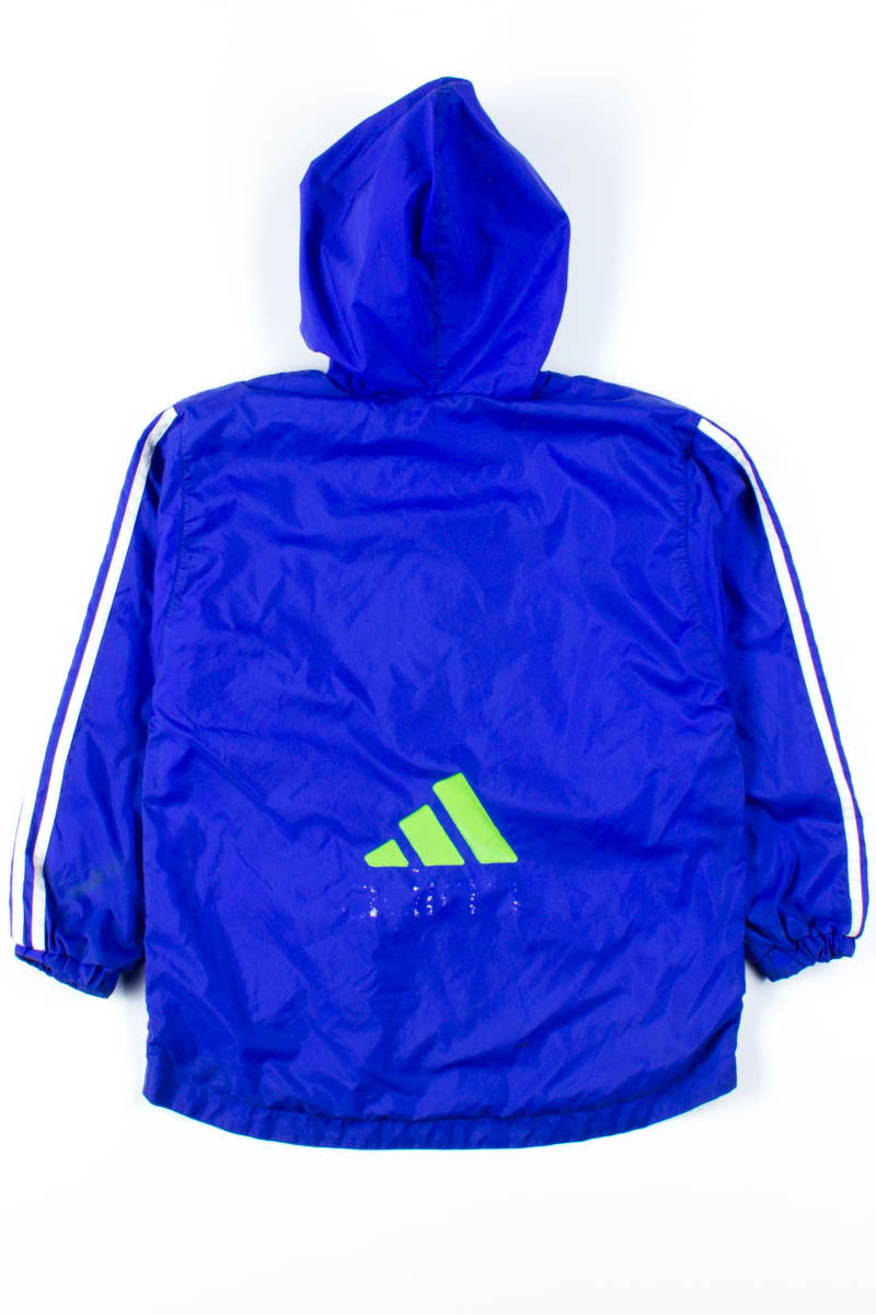 Blue Adidas Pullover Jacket