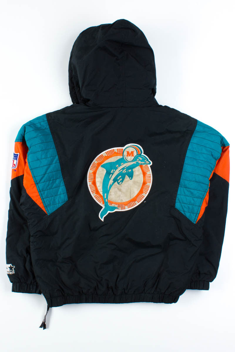Miami Dolphins Pullover Starter Jacket 2